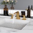 thumbnail image 3 of Boyel Living Bathroom Sink Faucet, Brushed Gold Bath Faucets 3 Holes 2-Handle Waterfall Bathroom Faucet, 3 of 8