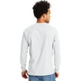 thumbnail image 2 of Hanes Men's Authentic Long Sleeve Pocket Tee, 2 of 5