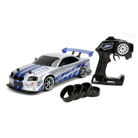 Jada Toys - Fast and Furious 1:10 Drift R/C- Nissan Skyline (Best Rc Drift Car For The Money)