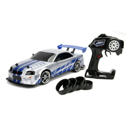 Jada Toys - Fast and Furious 1:10 Drift R/C- Nissan Skyline (Best Rc Drift Car 2019)