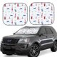 thumbnail image 1 of Balery Nautical Lighthouse Sailboat Parasol para parabrisas de coche de 2 piezas | Parasol plegable para parabrisas delantero de coche para la mayoría de sedanes-Small, 1 of 6