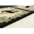 thumbnail image 2 of Woodside Woodsman Border Black Runner Rug, 2 of 3