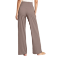 thumbnail image 5 of Futezty Women High Waisted with Pockets Tummy Control Capri Leggings,Coffee,L, 5 of 5