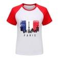 thumbnail image 4 of TZEWGL Chemise Décontractée pour Nouveau-Né Tourisme Urbain Imprimé Commémoratif Manches Courtes Raglan Taille 7-8T, 4 of 4