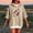 Beige, variant on YVNAURA Oversized Hoodie for Women 3/4 Sleeve Hoodie Football Graphic Sweatshirt Loose Pullover Top Casual Hooded Sweatshirt Game Day Pullover Drop Shoulder Hoodie, Pink,L