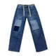 thumbnail image 3 of WILLBEST Jeans Mujer Pantalones Vaqueros Holgados de Barril para Mujer, de Tiro Bajo, Con Parches y Pernera Ancha, Cómodos, Elásticos, Informales, de Moda Urbana. Mediana, 3 of 3