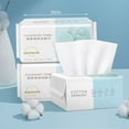 thumbnail image 4 of Facial Towel,70Count Face Wipes Makeup Remover Cloth,Bulk Disposable Biodegradable Ultra-Soft & Lint-Free,Unscented All-purpose Washcloth for Travel,Skincare & Personal Cleansing 20x20Cm, 4 of 8