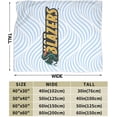thumbnail image 3 of UAB Blazers Logo Fleece Blanket, Very Soft Microfiber Flannel Blanket for Couch Warm and Cozy for All Seasons, Black, 3 of 6