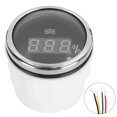 thumbnail image 2 of Indicador de nivel de agua digital LED antivaho e impermeable con alarma inteligente para automóviles y embarcaciones, esfera negra, estándar de la UE de 0 a 190 ohmios, pantalla de 2, 2 of 8