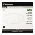 thumbnail image 2 of Westinghouse Westinghouse 6321900 6-Inch Dimmable ENERGY STAR LED Indoor/Outdoor Surface Mount Wet Location, Brushed Nickel Finish with Frosted Lens, 2 of 2