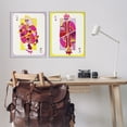 thumbnail image 2 of Stupell Industries King & Queen Cards People Painting Gray Framed Art Print Wall Art, 24 x 30, Set of 2, 2 of 8