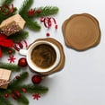 thumbnail image 2 of Ink Pad Coffee Tea Cup Non Heat Insulation Retro Court Style Bar Party Round Suitable For Kitchen Gifts（6pc） round Mat Camping Table Setting for 4 Plate Mat Set 4 round Woven Mat Outdoor Place Mates, 2 of 4