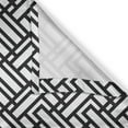 thumbnail image 4 of Ambesonne Black and White Valance Pack of 2, Stripes Pattern, 54"X12", Black White, 4 of 5