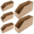 thumbnail image 5 of Hemoton 5pcs Corrugated Cardboard Bins Convenient To Use Topper Opening Storage Boxes Parts Organizing Bins For Storage And Moving, 5 of 8