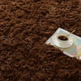 thumbnail image 5 of Lochas Soft Oval Rugs Fluffy Plush Modern Area Rug Shaggy Furry Carpet for Living Room Home Decor Play Mat,2.6'x5.3',Coffee, 5 of 7