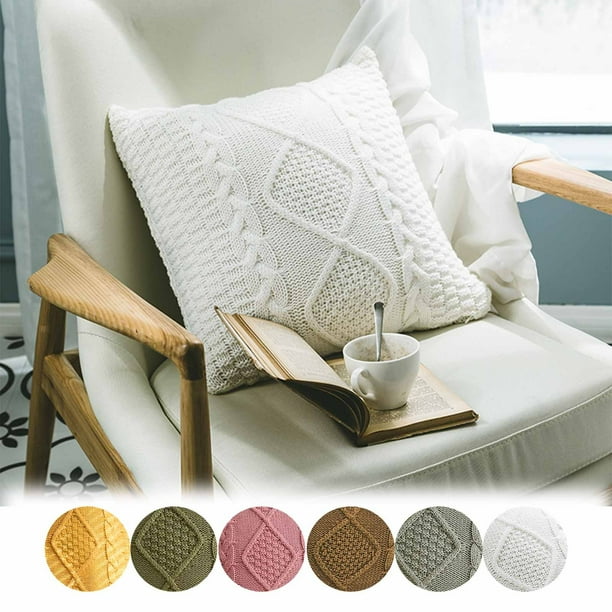 Xihbxyly Ofertas Prime de Hoy Fundamentos de Almohada Poliéster, Fundamentos de Almohada para Sofá, Fundamentos de Cojín para Asiento, Fundade Cojín Suave para Dormitory, Fundade Almohada para El Hog