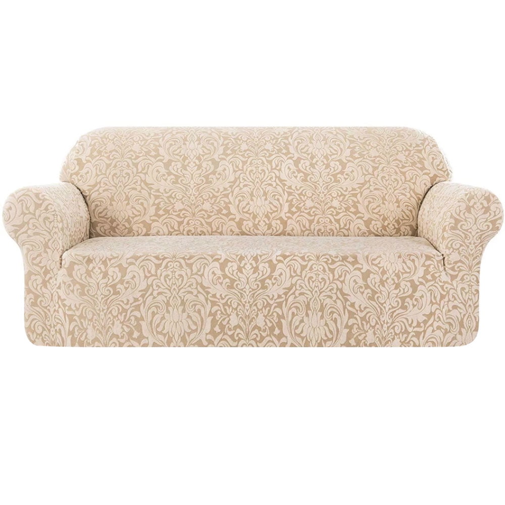 Willstar Jacquard Knit Stretch Sofa Cover with Elastic Armrests Non