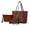 Christmas Tree, variant on Sea Turtle Coral Print Handbag with Casual Cosmetic Bags Wallet for Women PU Leather Top Handle Satchel Set with Multifunctional Makeup Pouch Credit Card Holder Wallet for Travel Shopping