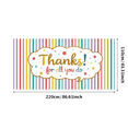 thumbnail image 3 of Colorful Design Thanks Banner Glitter Text Appreciation Decoration for Teacher's Day Employee Recognition Party Decor, 3 of 8