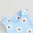 thumbnail image 4 of Bagilaanoe Newborn Baby Girls One-pieces Flower Print Sleeveless Jumpsuit 3M 6M 12M 18M Infant Summer Romper Casual Clothing, 4 of 7
