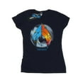 thumbnail image 1 of DC Comics Womens Aquaman Tropical Logo Cotton T-Shirt, 1 of 1