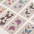 thumbnail image 3 of Tatuajes temporales de mariposa falsos realistas de 10 piezas para adultos, colores variados de Unique Bargains, 3 of 5