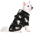 thumbnail image 2 of Fotbe Rose Flowers Sudadera con Estampado para Perros Pequeños – Suéter con Capucha para Mascotas, Tela Suave de Forro Polar con Bolsillo-Medium, 2 of 7