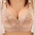 thumbnail image 2 of Womens Oversized Bra, Thin Without Steel Ring, Breasted Lace, Traditional Embroidered Bra, 2 of 3