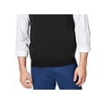 thumbnail image 4 of CLUBROOM Mens Black V Neck Vest M, 4 of 4