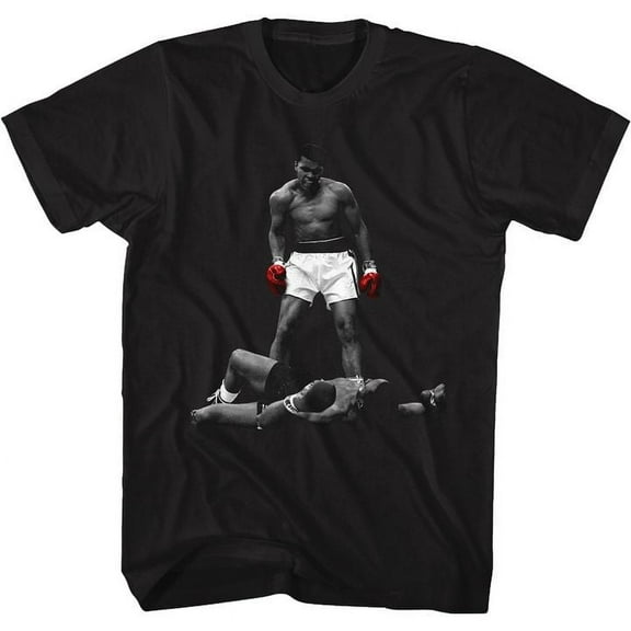 Muhammad Ali Whabam Black Adult T-Shirt 2Xlt