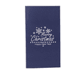 thumbnail image 1 of Handcrafted Shiny Christmas Tree 3D Pop-Up Greeting Card with Message Festive Holiday Blessing Card for Everyone, 1 of 7