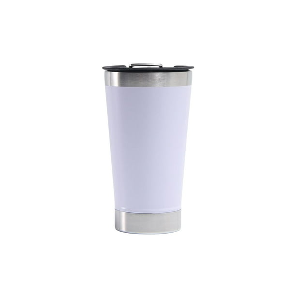 Bearachild Frasco de vacío de acero inoxidable, botella de bebida de gran capacidad, senderismo, fiesta de viaje, taza de café portátil para jugo de agua Suministros térmicos Blanco Bearachild HA074479-01