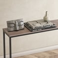 thumbnail image 6 of Roomfitters 36" Rustic Console Table, Modern Sofa Table for Entryway Hallway Foyer, Display Shelf for Living Room, Multipurpose Rectangular Modern Cabinet Table Hall Furniture, Grey Oak, 6 of 9