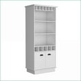 thumbnail image 6 of Bar Cabinets 70-Inch High 10-Glass with 5 Cubbies & 3 Shelves | Laminated Particle Board | Modern, 6 of 7