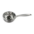 thumbnail image 4 of CHENGSI for 316 Stainless Steel Saucepan with Lid, 5-Layer Milk Pan Soup Pot, Ergonomic Handle, Glass Cover, Dishwasher Safe, Induction Compatible, 18cm, Silver, 4 of 10
