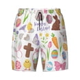 thumbnail image 5 of Rocae Happy Easter1 for Men's Swim Trunks Quick Dry With Two Side Pockets and One Lined Patch Pocket3X-Large, 5 of 9