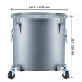 thumbnail image 6 of KFFKFF 16-Gallon Fryer Grease Bucket with Casters and Filter Bag for Oil Disposal, 6 of 7