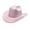 Pink, variant on Western Cowboy Hat for Men Women Wide Brim Classic Cowgirl Bowler Cap Casual Fashion for Festival Travel Outdoor Activities All Seasons Gray