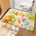 thumbnail image 1 of Easter Bunny Egg Decorative Rug with Festive Holiday Pattern, Soft Non-Slip Backing and Easy-Clean Fabric, Easter Carpet for Living Room Entryway Bathroom Seasonal Home Decor, 1 of 6