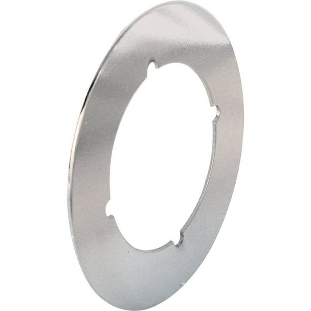 U 9517 Lock Back Plate, 31/2Inch, Chrome Plated, 2Pack, Nickel