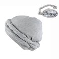 thumbnail image 1 of YOPTOP Turban For Men Muslim Vintage Twist Head Wrap Turban 58-60cm,gray, 1 of 13