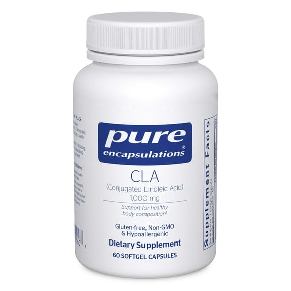 Pure Encapsulations CLA (Conjugated Linoleic Acid) 1,000 mg | Promotes Healthy Body Composition with Exercise* | 60 Softgel Capsules