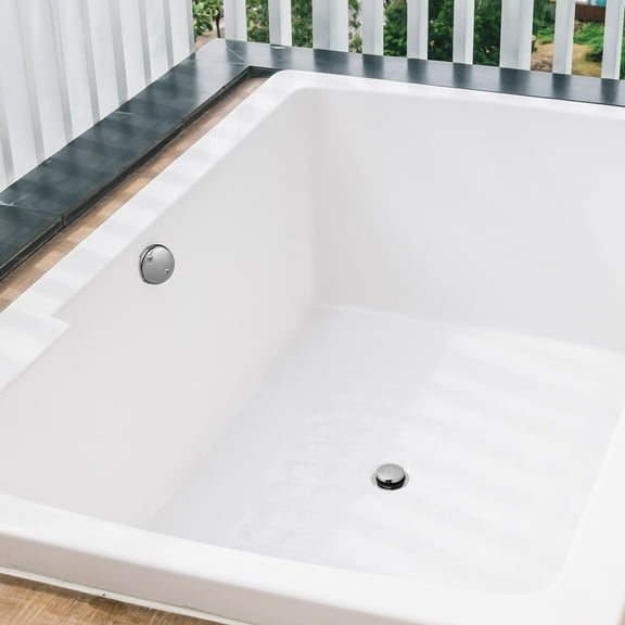 Pretyzoom 1Set Silver Bath Tub Drain Block and Stopper Universal Fit for Bathroom Use Strong Metal