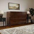 thumbnail image 4 of AFI Santa Fe Full Wood Murphy Bed Chest with 6" Mattress and Charger, Walnut, 4 of 19
