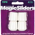 thumbnail image 2 of Magic Sliders 5954391 Embout de Pied Rond en Caoutchouc, Blanc - 0,88 Po - Lot de 4, 2 of 2