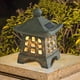 thumbnail image 4 of Luces solares para exteriores, estatua de pagoda para jardín, decoración de jardín con estatua solar, linterna de jardín para exteriores, luces LED para jardín con luz solar de pagoda simulada, 4 of 9