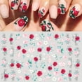 thumbnail image 4 of 10 hojas de pegatinas autoadhesivas para decoración de uñas, diseños de decoración para esmalte de gel., 4 of 5