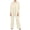 Beige, variant on Women 3 Piece Outfits Open Front Cardigan Blouse Top Wide Leg Pants Set Elegant Business Casual Outfits for Wedding Guest Red 4XL