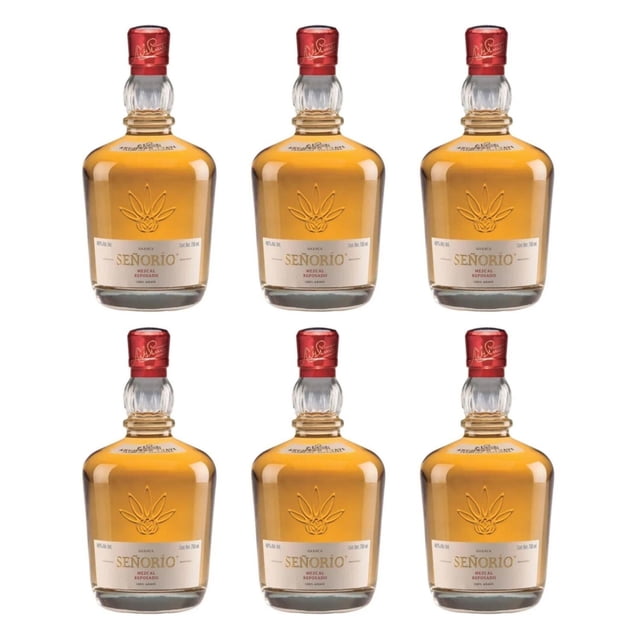 Pack de 6 Mezcal El Señorio Reposado 750 ml
