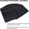 thumbnail image 4 of 100 Pack Smell Proof Mylar Bags, Resealable Zipper Bags for Food, Candy, Cookies Storage, 4 of 4